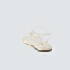 imageCUSHIONAIRE Womens Glory strappy flat sandal Memory Foam and Wide Widths AvailableWhite