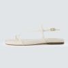 imageCUSHIONAIRE Womens Glory strappy flat sandal Memory Foam and Wide Widths AvailableWhite