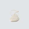 imageCUSHIONAIRE Womens Glory strappy flat sandal Memory Foam and Wide Widths AvailableWhite