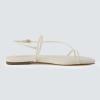 imageCUSHIONAIRE Womens Glory strappy flat sandal Memory Foam and Wide Widths AvailableWhite