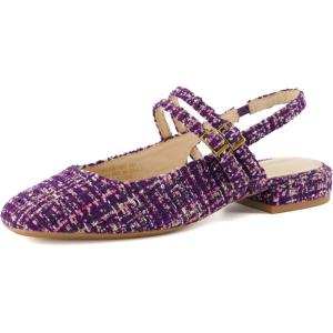 imageCUSHIONAIRE Womens Password Round Toe Mary Jane Dress Shoe Memory Foam Wide Widths AvailablePurple