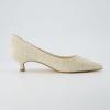 imageCUSHIONAIRE Womens Bay Kitten Heel Dress Shoe Memory Foam Wide Widths AvailableBeige