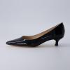 imageCUSHIONAIRE Womens Bay Kitten Heel Dress Shoe Memory Foam Wide Widths AvailableBlack Patent
