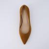 imageCUSHIONAIRE Womens Bay Kitten Heel Dress Shoe Memory Foam Wide Widths AvailableMicrosuede Cognac