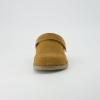 imageCUSHIONAIRE Womens Boulder Genuine Suede Clog with Swivel Strap  Lightweight EVA Sole Memory Foam Insole Wide Widths AvailableChestnut Suede
