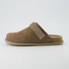 imageCUSHIONAIRE Womens Boulder Genuine Suede Clog with Swivel Strap  Lightweight EVA Sole Memory Foam Insole Wide Widths AvailableTaupe Suede