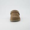 imageCUSHIONAIRE Womens Boulder Genuine Suede Clog with Swivel Strap  Lightweight EVA Sole Memory Foam Insole Wide Widths AvailableTaupe Suede