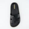imageCUSHIONAIRE Womens Crisp Footbed Slide Sandal with Espadrille Stitching Comfort Memory Foam Wide Widths AvailableBlack