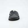 imageCUSHIONAIRE Womens Crisp Footbed Slide Sandal with Espadrille Stitching Comfort Memory Foam Wide Widths AvailableBlack