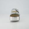 imageCUSHIONAIRE Womens Guru Genuine Leather footbed platform sandal with Comfort Wide Widths AvailableSilver