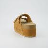imageCUSHIONAIRE Womens Guru Genuine Leather footbed platform sandal with Comfort Wide Widths AvailableSuede Chestnut