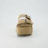 imageCUSHIONAIRE Womens Guru Genuine Leather footbed platform sandal with Comfort Wide Widths AvailableSuede Khaki