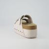 imageCUSHIONAIRE Womens Guru Genuine Leather footbed platform sandal with Comfort Wide Widths AvailableSuede Off White