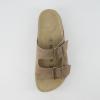 imageCUSHIONAIRE Womens Guru Genuine Leather footbed platform sandal with Comfort Wide Widths AvailableSuede Taupe