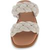 imageCUSHIONAIRE Womens Natasha rhinestone braided slide sandal Memory Foam Wide Widths AvailableSilver