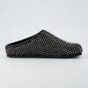 imageCUSHIONAIRE Womens Shimmer Rhinestone Bling Footbed Clog with ComfortBlack