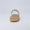 imageCUSHIONAIRE Womens Vivid Beaded Slide Sandal Memory FoamTan Embellished