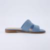 imageCUSHIONAIRE Womens Voyage slide sandal Memory Foam Wide Widths AvailableDenim