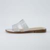 imageCUSHIONAIRE Womens Voyage slide sandal Memory Foam Wide Widths AvailableEmbellish Clear