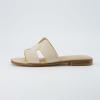 imageCUSHIONAIRE Womens Voyage slide sandal Memory Foam Wide Widths AvailableEmbellish Tan