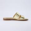 imageCUSHIONAIRE Womens Voyage slide sandal Memory Foam Wide Widths AvailableGold