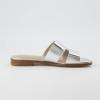 imageCUSHIONAIRE Womens Voyage slide sandal Memory Foam Wide Widths AvailableSilver