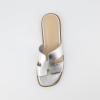 imageCUSHIONAIRE Womens Voyage slide sandal Memory Foam Wide Widths AvailableSilver