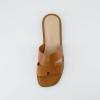 imageCUSHIONAIRE Womens Voyage slide sandal Memory Foam Wide Widths AvailableWhiskey