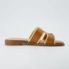 imageCUSHIONAIRE Womens Voyage slide sandal Memory Foam Wide Widths AvailableWhiskey Woven