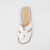 imageCUSHIONAIRE Womens Voyage slide sandal Memory Foam Wide Widths AvailableWhite