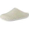 imageCUSHIONAIRE Womens Shimmer Rhinestone Bling Footbed Clog with ComfortWhite