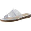 imageCUSHIONAIRE Womens Voyage slide sandal Memory Foam Wide Widths AvailableEmbellish Clear