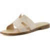 imageCUSHIONAIRE Womens Voyage slide sandal Memory Foam Wide Widths AvailableEmbellish Tan