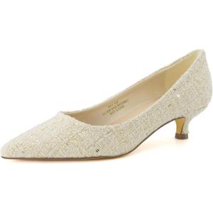 imageCUSHIONAIRE Womens Bay Kitten Heel Dress Shoe Memory Foam Wide Widths AvailableBeige