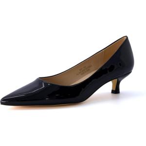 imageCUSHIONAIRE Womens Bay Kitten Heel Dress Shoe Memory Foam Wide Widths AvailableBlack Patent