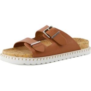 imageCUSHIONAIRE Womens Charming Cork footbed Sandal with ComfortCognac
