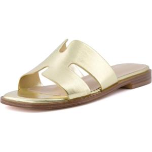 imageCUSHIONAIRE Womens Voyage slide sandal Memory Foam Wide Widths AvailableGold