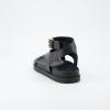 imageCUSHIONAIRE Womens Entry ankle wrap footbed sandal with Comfort Wide Widths AvailableBlack Smooth
