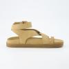 imageCUSHIONAIRE Womens Entry ankle wrap footbed sandal with Comfort Wide Widths AvailableCamel Nubuck
