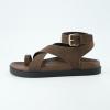 imageCUSHIONAIRE Womens Entry ankle wrap footbed sandal with Comfort Wide Widths AvailableEspresso Nubuck