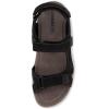 imageCUSHIONAIRE Womens Pace comfort footbed outdoor sandal with adjustable straps and Memory Foam Wide Widths AvailableBlack