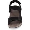 imageCUSHIONAIRE Womens Pace comfort footbed outdoor sandal with adjustable straps and Memory Foam Wide Widths AvailableBlack
