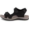 imageCUSHIONAIRE Womens Pace comfort footbed outdoor sandal with adjustable straps and Memory Foam Wide Widths AvailableBlack