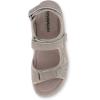 imageCUSHIONAIRE Womens Pace comfort footbed outdoor sandal with adjustable straps and Memory Foam Wide Widths AvailableGrey