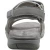 imageCUSHIONAIRE Womens Pace comfort footbed outdoor sandal with adjustable straps and Memory Foam Wide Widths AvailableGrey