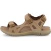 imageCUSHIONAIRE Womens Pace comfort footbed outdoor sandal with adjustable straps and Memory Foam Wide Widths AvailableTaupe