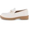 imageCUSHIONAIRE Womens Romeo Slip on Loafer Memory Foam Wide Widths AvailableCream
