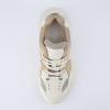 imageCUSHIONAIRE Womens Strike Chunky Sneaker Memory Foam Wide Widths AvailableWhiteTan