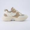 imageCUSHIONAIRE Womens Strike Chunky Sneaker Memory Foam Wide Widths AvailableWhiteTan