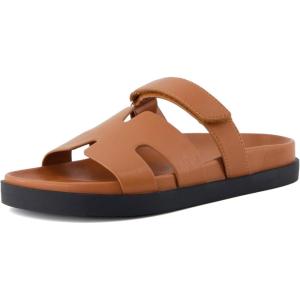 imageCUSHIONAIRE Womens Estate Footbed Sandal With ComfortCognac